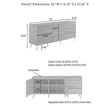 Crosley furniture kf33040br 6