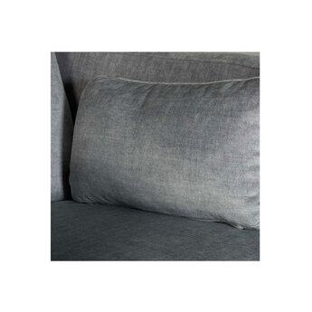 Capri Swivel Barrel Recliner with Pillows - Silver — thumbnail 5