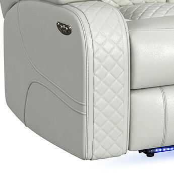 Carlo Power Motion Recliner with Power Headrest — thumbnail 3