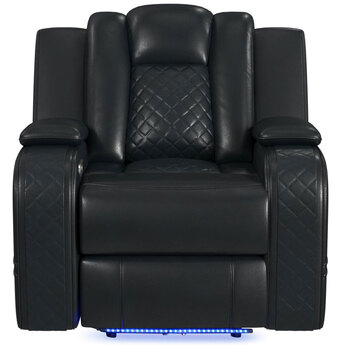 Carlo Power Recliner with Power Headrest and LED Lighting — thumbnail 2