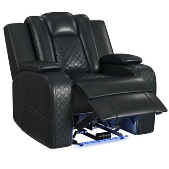 Carlo Power Recliner with Power Headrest and LED Lighting — thumbnail 3