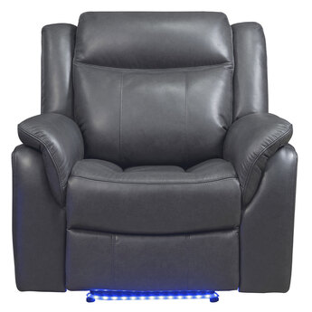 Tampa Power Recliner - Charcoal