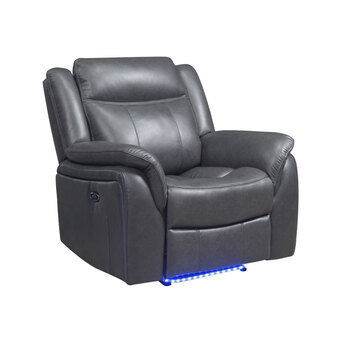 Tampa Power Recliner - Charcoal — thumbnail 2
