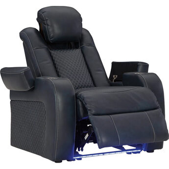 Axil Dual Power Recliner - Sapphire — thumbnail 2