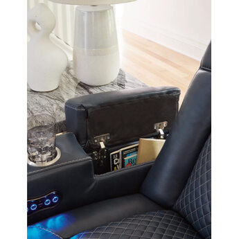 Axil Dual Power Recliner - Sapphire — thumbnail 4