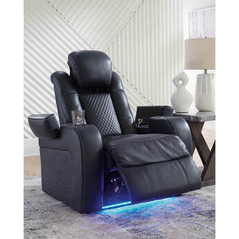 Axil Dual Power Recliner - Sapphire — thumbnail 7