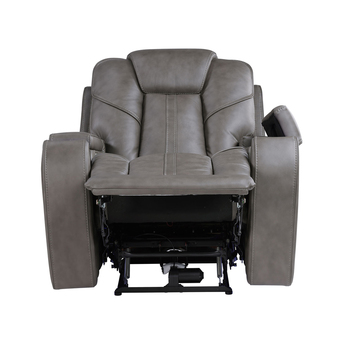 Daniel Triple Power Home Theater Leather Recliner — thumbnail 3