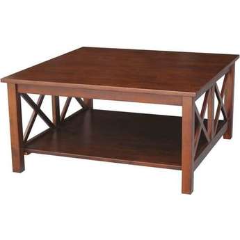 International Concepts Hampton Square Coffee Table, Espresso