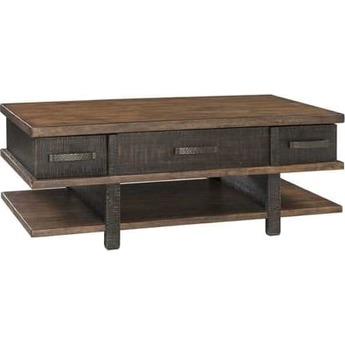 Signature Design By Ashley Stanah Two-tone Lift Top Cocktail Table