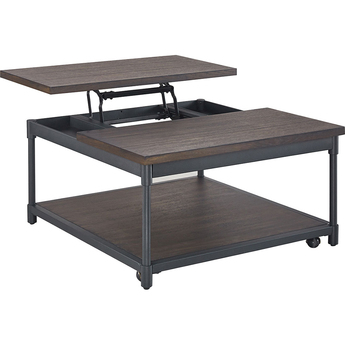 Prescott Lift-Top Cocktail Table with Casters