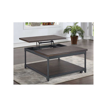 Prescott Lift-Top Cocktail Table with Casters — thumbnail 3