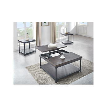 Prescott Lift-Top Cocktail Table with Casters — thumbnail 4