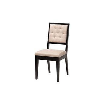 Baxton studio alanisanddarkbrown5pcdiningset 3