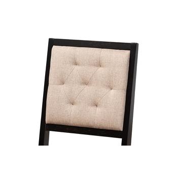 Baxton studio alanisanddarkbrown5pcdiningset 6