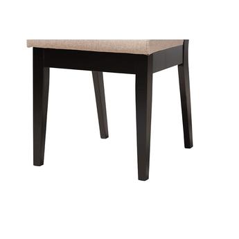 Baxton studio alanisanddarkbrown5pcdiningset 7