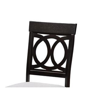 Baxton studio angiegreydarkbrown5pcdiningset 6