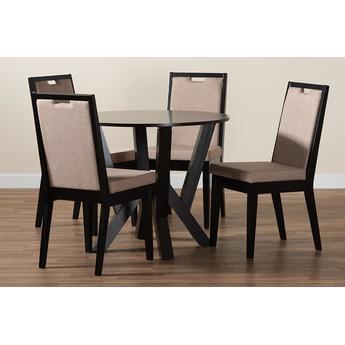Baxton studio ansasanddarkbrown5pcdiningset 10