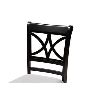 Baxton studio brookegreydarkbrown5pcdiningset 6