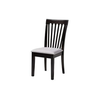 Baxton studio ninagreydarkbrown5pcdiningset 3