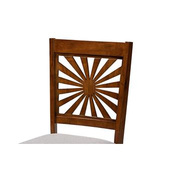 Baxton studio rh386cgreywalnut5pcdiningset 6