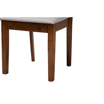 Baxton studio rh386cgreywalnut5pcdiningset 7
