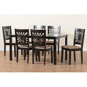Baxton studio rh386csanddarkbrown7pcdiningset 10