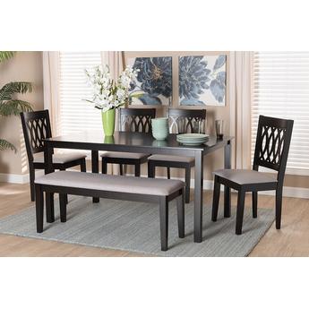 Baxton studio rh388cgreydarkbrown6pcdiningset 2