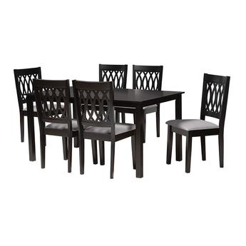 Baxton studio rh388cgreydarkbrown7pcdiningset 1