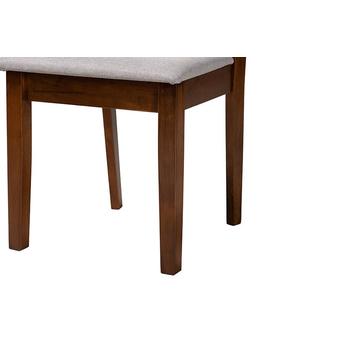 Baxton studio rh388cgreywalnut5pcdiningset 7