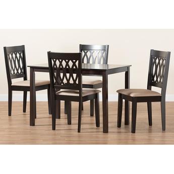 Baxton studio rh388csanddarkbrown5pcdiningset 10