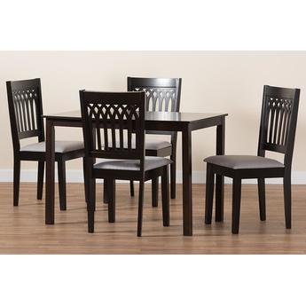 Baxton studio rh389cgreydarkbrown5pcdiningset 10