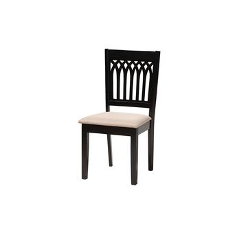 Baxton studio rh389csanddarkbrown5pcdiningset 3