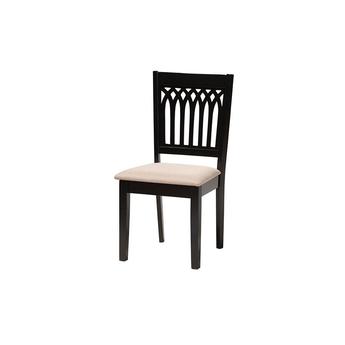 Baxton studio rh389csanddarkbrown6pcdiningset 3