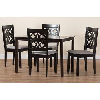 Baxton studio rh391cgreydarkbrown5pcdiningset 10