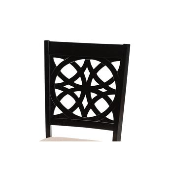 Baxton studio rh391csanddarkbrown5pcdiningset 6