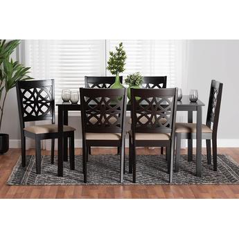 Baxton studio rh391csanddarkbrown7pcdiningset 2