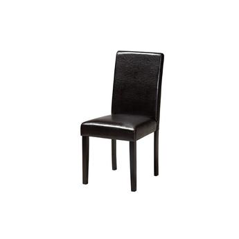 Baxton studio rosidarkbrown5pcdiningset 3