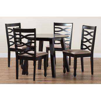 Baxton studio rubysanddarkbrown5pcdiningset 10