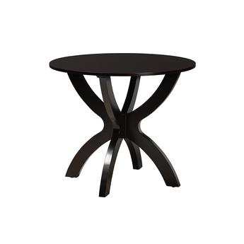 Baxton studio trinedarkbrown5pcdiningset 4