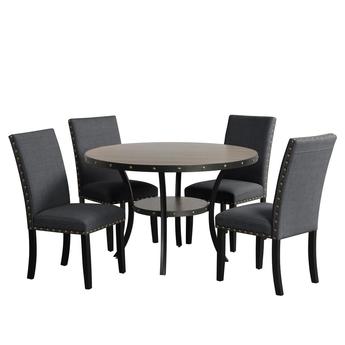 New classic home furnishings d162gdtgry 1