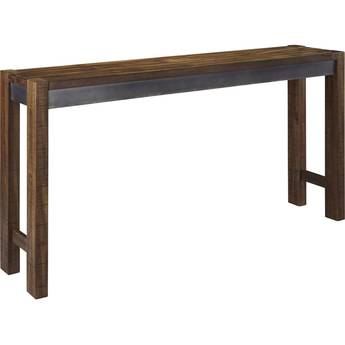 Signature Design By Ashley Torjin Brown/Gray Long Counter-Height Table
