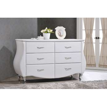 Baxton studio bbt2039 white dresser 1