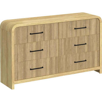 Ridgemont 6-Drawer Dresser - Natural — thumbnail 2