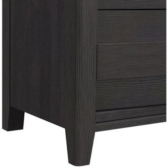 Tobias 6 Drawer Dresser — Black — thumbnail 4