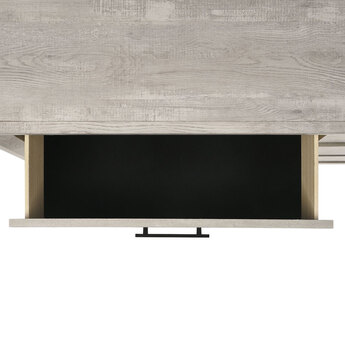 Eleanor Six Drawer Dresser in Distressed White — thumbnail 3