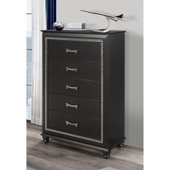 Global furniture usa metallicasilverchwled 3