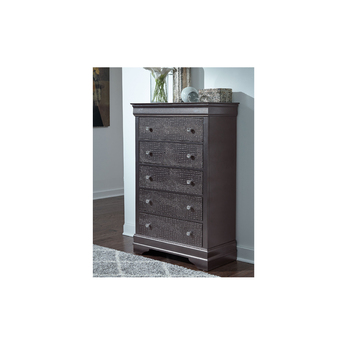 Pompei Metallic Chest - Gray — thumbnail 3