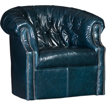Chelsea Home Hakan Monte Cristo Peacock Swivel Chair