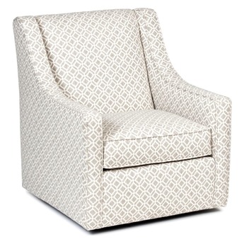 Chelsea Home Halifax Del Ray Linen Swivel Chair