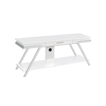 Zena 65-Inch Yves TV Stand - White — thumbnail 2